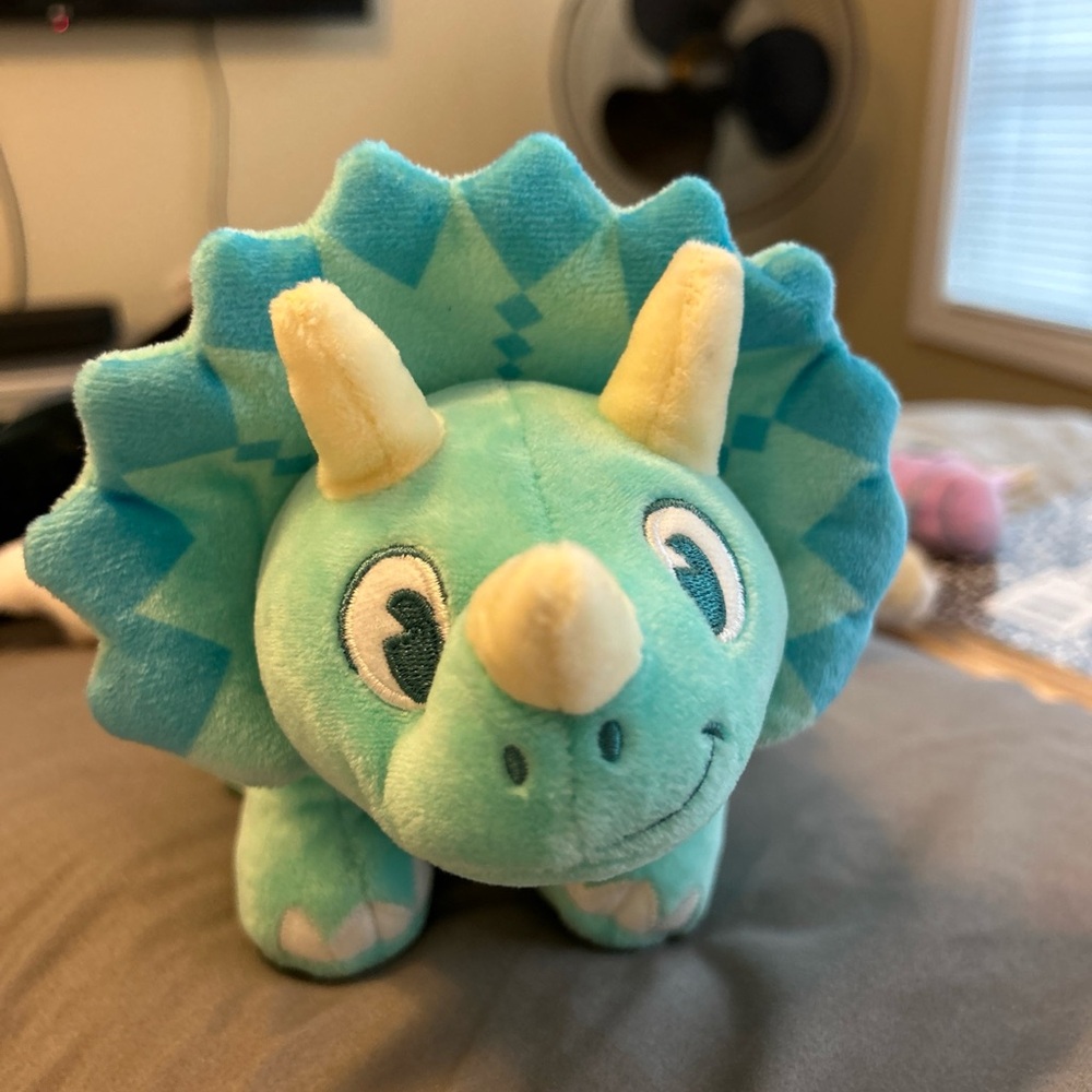 Disney Teal and Cream Plush Dinosaur-Animal Kindom